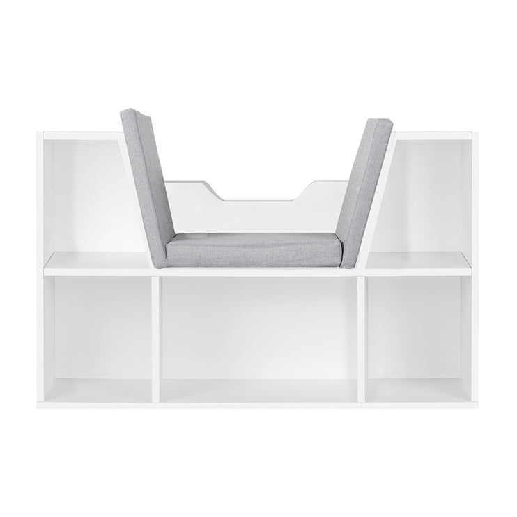 Levede Kids Bookcase Toys Box Shelf White-1975420408001859585