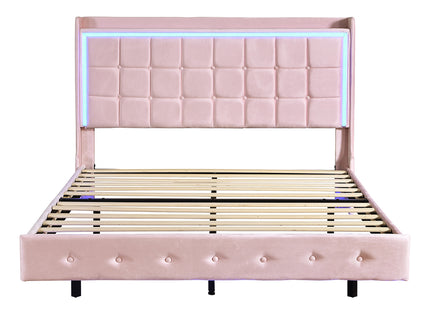 Levede Double Floating Bed Frame-1910112230083530753