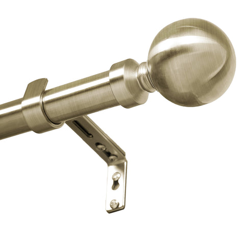 Marlow Curtain Rod Steel Quiet Rail Pole Set-1910112208600305665