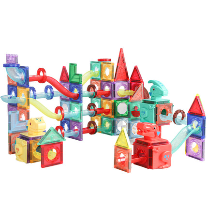 Kids Magnetic Tiles Blocks Dinosaur-1975420380797603841