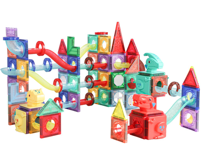 Kids Magnetic Tiles Blocks Dinosaur-1975420380797603841