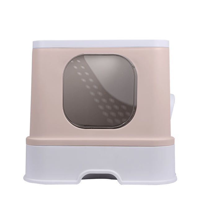 PaWz Cat Litter Box Fully Enclosed Kitty Coffee-1975420444379058177
