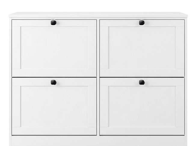 Levede Shoe Cabinet 4 Flip Drawers Vertical Storage Rack Organiser Entryway-2050059010169769985