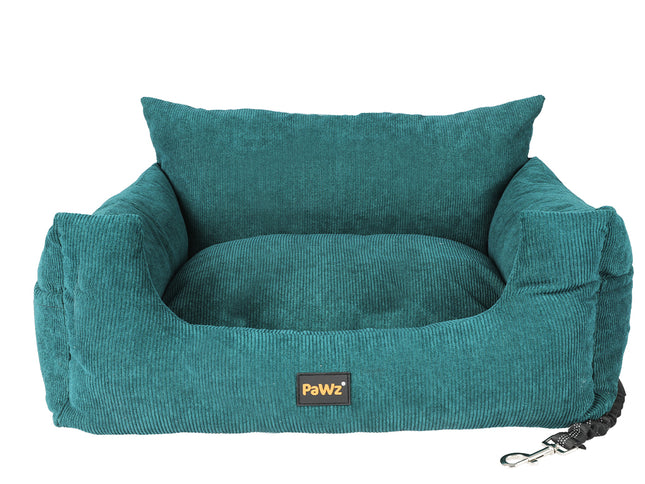 PaWz Pet Car Booster Seat Dog Protector L Green Large-1864184541636333569