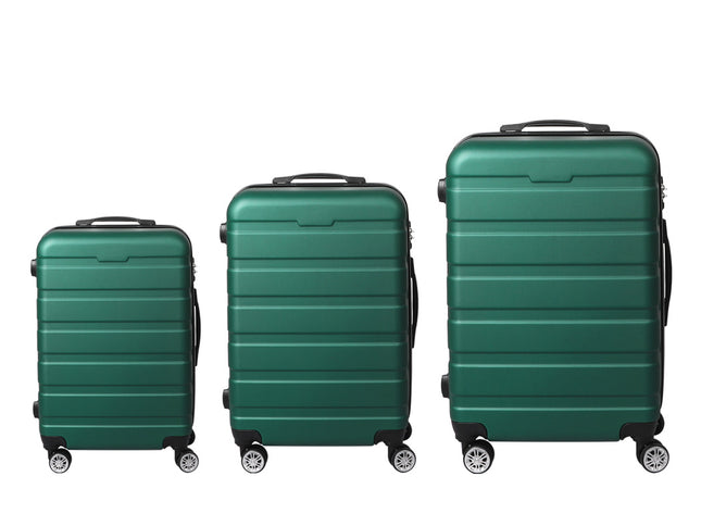 Slimbridge 3PC Luggage sets Suitcase Green-1864184368008925185