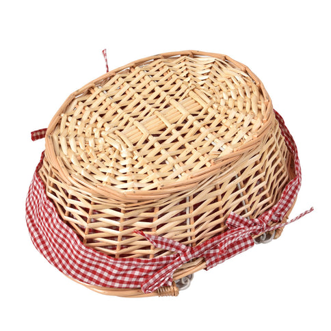 Picnic Basket Baskets Outdoor Deluxe-1864183150914179073