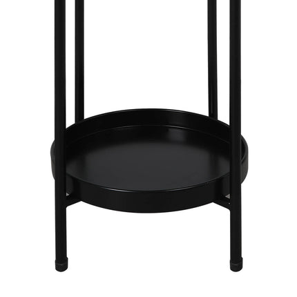 Levede 2 Tier Plant Stand Outdoor Indoor Black Large-1973193775849279489