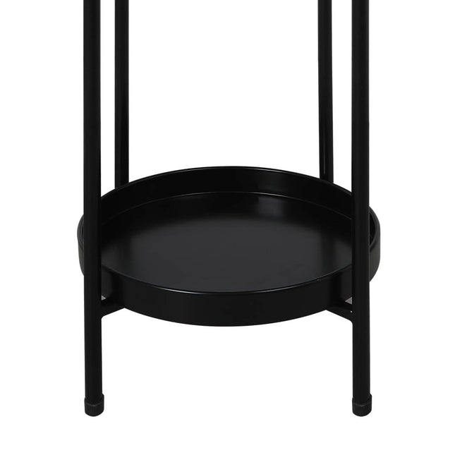 Levede 2 Tier Plant Stand Outdoor Indoor Black Large-1973193775849279489