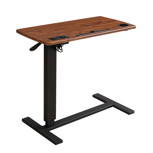 Levede Standing Desk Height Adjustable Brown-1973193834460483585