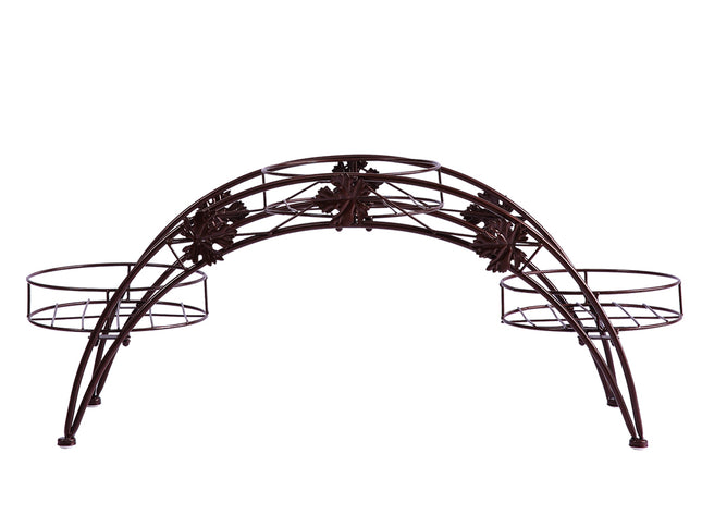 2X Plant Stand Outdoor Indoor Metal Bronze-1894516824146579457