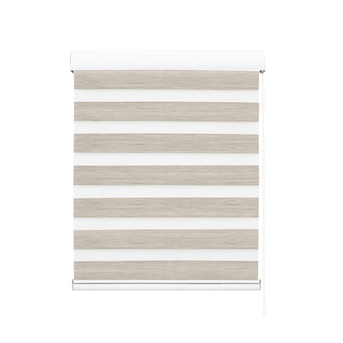 Marlow Blackout Zebra Roller Blind Curtains 90x210 Beige-1910113279204790273