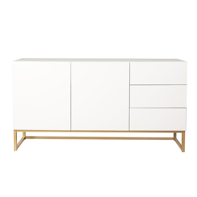 Levede Buffet Sideboard Storage Cabinet White-1975420495406960641