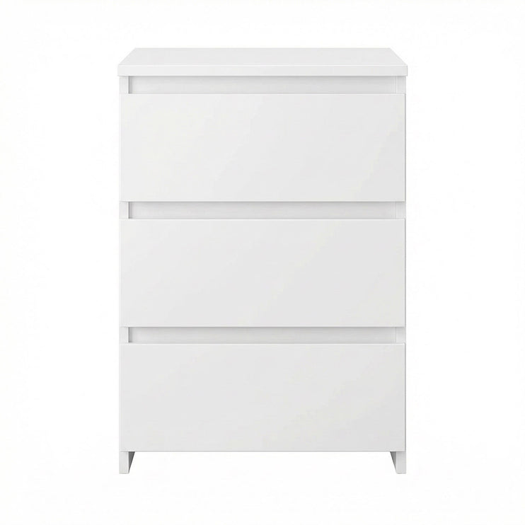 Levede Bedside Table Side Table 3 Drawers Storage Nightstand Bedroom Cabinet-2065254303236493313