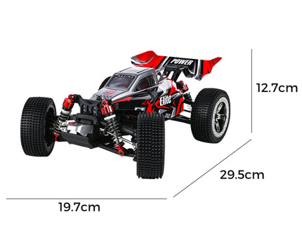 Centra RC Car 1:16 4WD Off-Road Racing Red-1864184336841052161