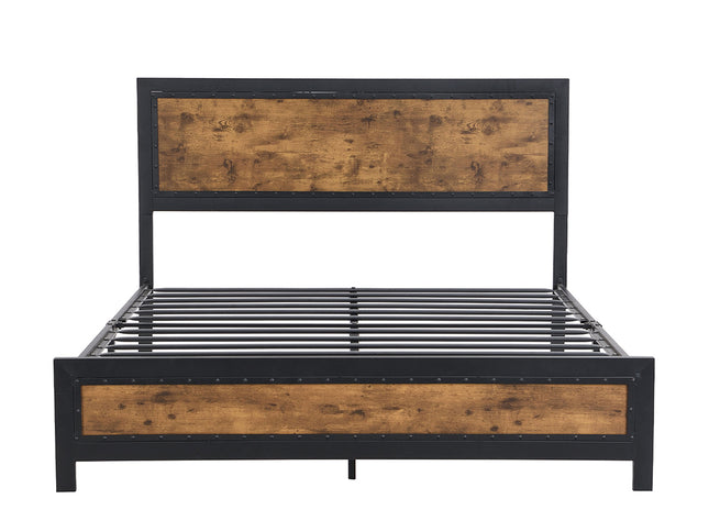Levede Metal Bed Frame Mattress Base Queen-1942353319276187649
