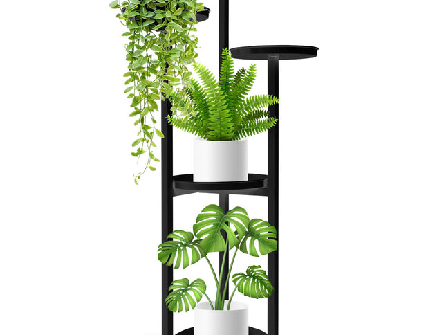 Levede Plant Stand Outdoor Indoor Flower Black Large-1973193773248811009