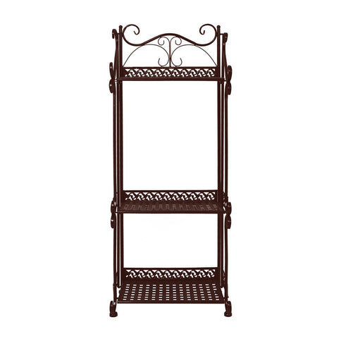 Levede Plant Stand 3 Tiers Outdoor Indoor Bronze-1864184721731358721