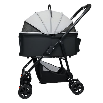 Pawz Pet Stroller 3 in1Dog Cat Pram Foldable Carrier-2017004951246606337