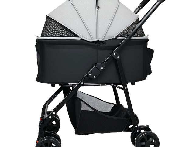 Pawz Pet Stroller 3 in1Dog Cat Pram Foldable Carrier-2017004951246606337