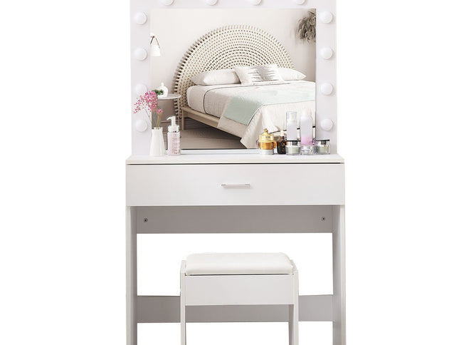 Levede Dressing Table Set Makeup Mirror-1975420373797310465