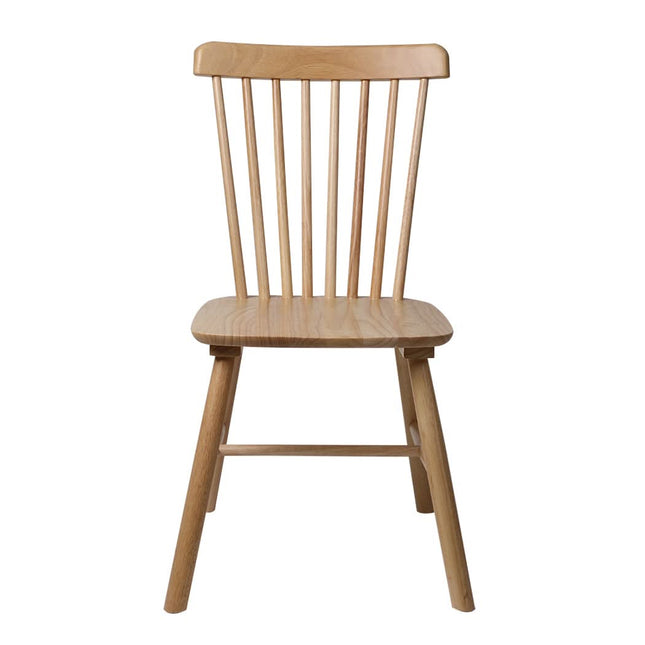 Levede 2x Dining Chairs Kitchen Windor Oak-1954802978275856385