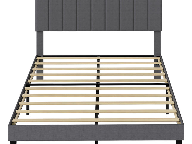 Levede Bed Frame Upholstered Platform Mattress Base Queen-2029387289762861057