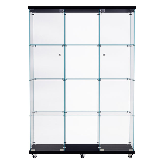 Stacked 169cm Tall Glass Display Cabinet 4 Tier-1973193459460345857