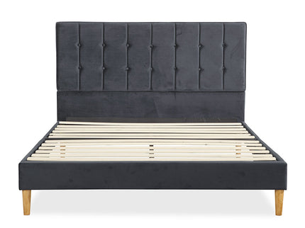 Levede Bed Frame Queen Size Mattress Grey-1910113208035840001
