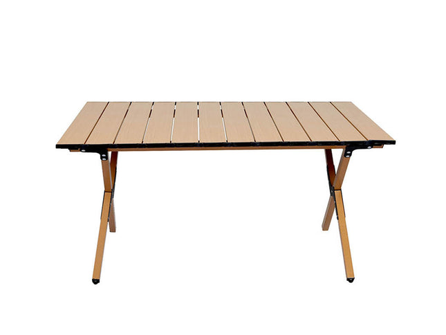 Levede Folding Camping Table Chair Set Oak-1973194000479424513