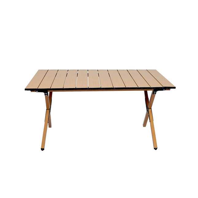 Levede Folding Camping Table Chair Set Oak-1973194000479424513