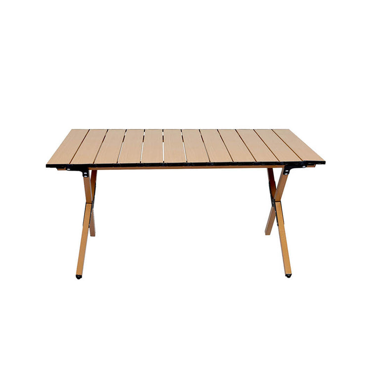 Levede Folding Camping Table Chair Set Oak-1973194000479424513