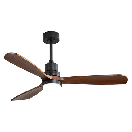 Spector 52'' Wood Ceiling Fan DC Motor Walnut-1954802706786947073