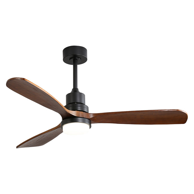 Spector 52'' Wood Ceiling Fan DC Motor Walnut-1954802706786947073
