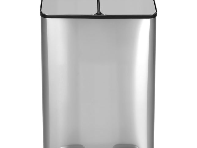 Toque 60L Pedal Bin Kitchen Waste Can Recycling Dustbin-2006733412920070145