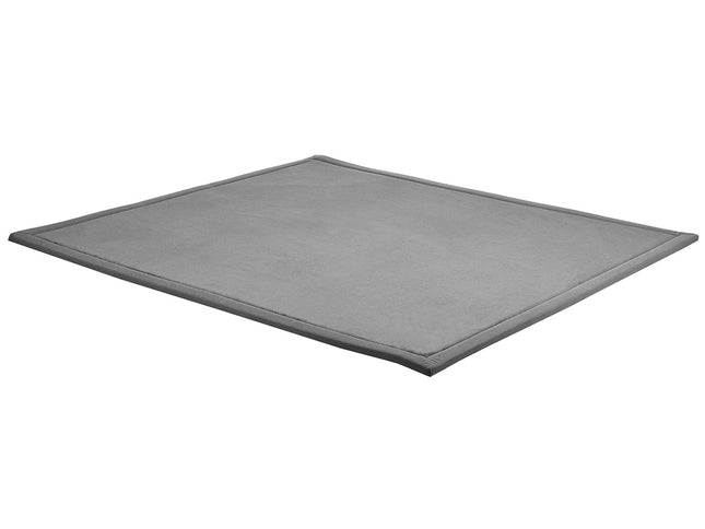 Marlow Coral Velvet Area Rugs Large Mat 150x200cm Grey-1975420340150603777