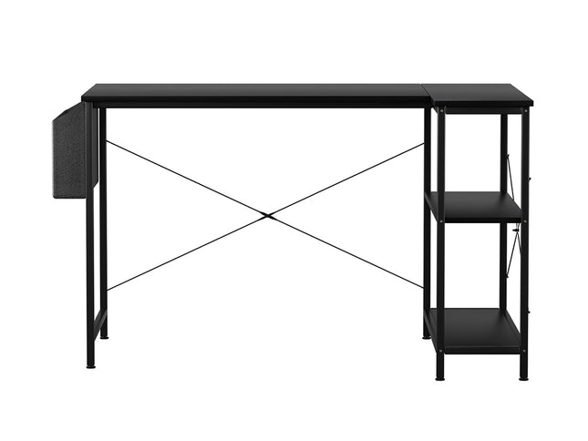 Levede L Shaped Computer Desk Corner Desk Black-1973193440695029761