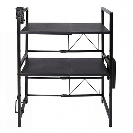 Toque Microwave Shelf 3 Tier  Adjustable Extendable Kitchen Storage Rack Stand-2061251871129079809