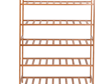 Levede 2x Bamboo Shoe Rack Shoes Organizer-1919892878436470785