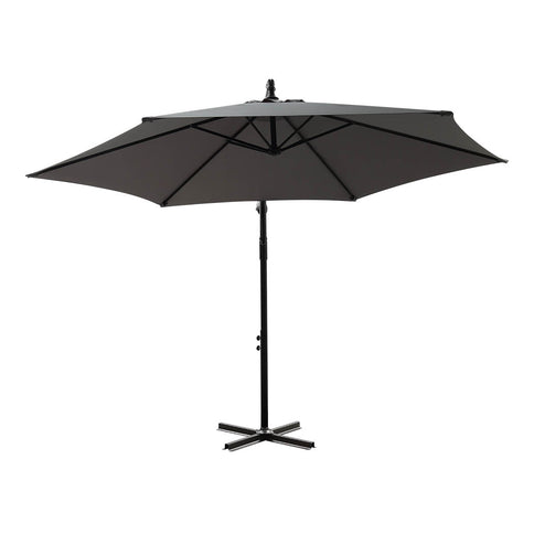 Mountview 3M Outdoor Umbrella Cantilever Grey Without Base-1864184442197774337