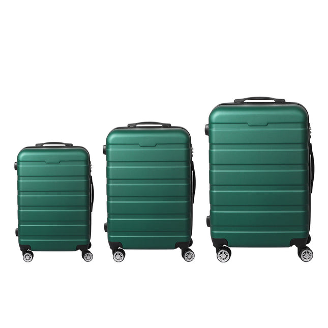Slimbridge 3PC Luggage sets Suitcase Green-1973193942669332481