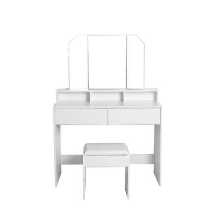 Levede Dressing Table Stool Foldable-1864184742660935681
