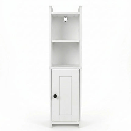 Levede Bathroom Cabinet Storage Slim Organiser Toilet Paper Storage 78.5cm White-2061251856700674049
