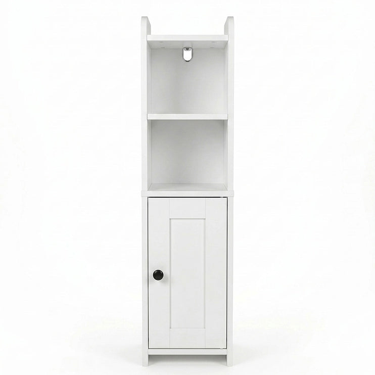Levede Bathroom Cabinet Storage Slim Organiser Toilet Paper Storage 78.5cm White-2061251856700674049
