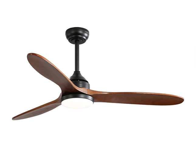 Spector 52'' Ceiling Fan DC Motor LED Walnut-1973193857512378369
