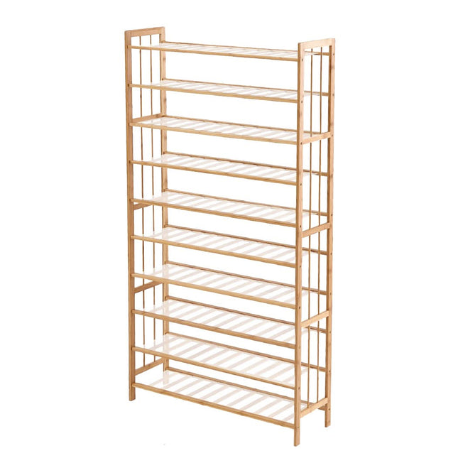 Levede Bamboo Shoe Rack Storage Wooden-1954802689896484865