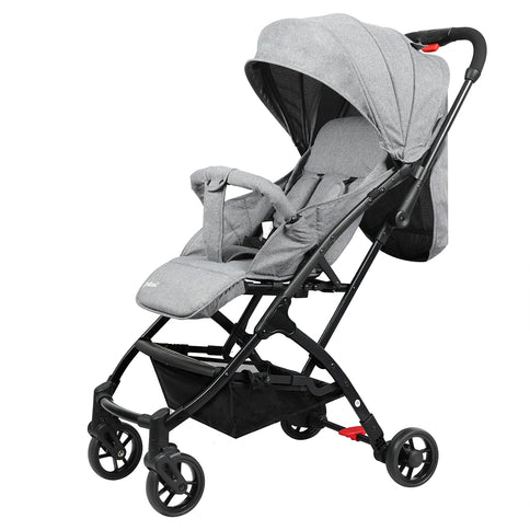 BoPeep Baby Stroller Travel Pram Push Grey-1919892903786844161