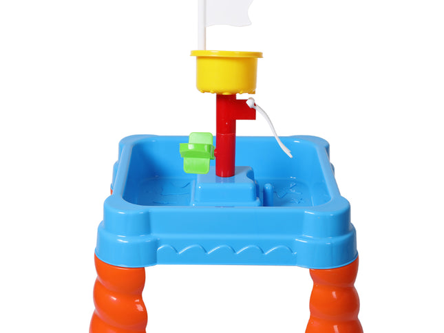 21pc Kids Sand Water Activity Play Table-1864184650843426817
