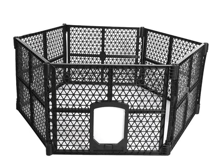 PaWz Pet Playpen Folding Dog Plastic M Medium-1864184520287326209