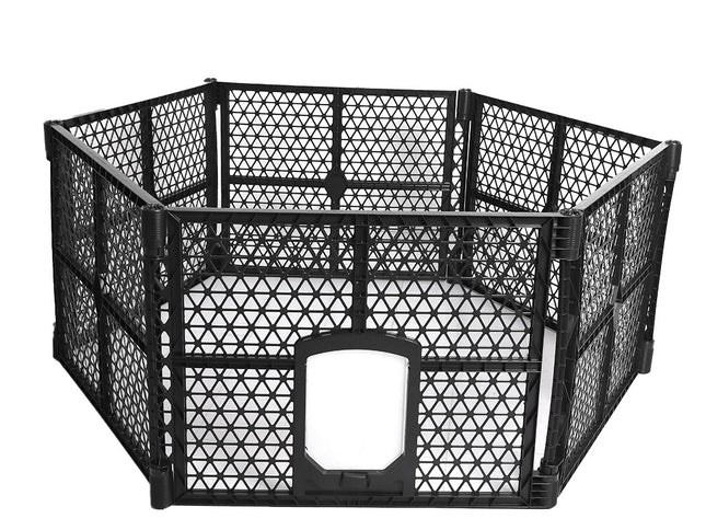 PaWz Pet Playpen Folding Dog Plastic M Medium-1864184520287326209