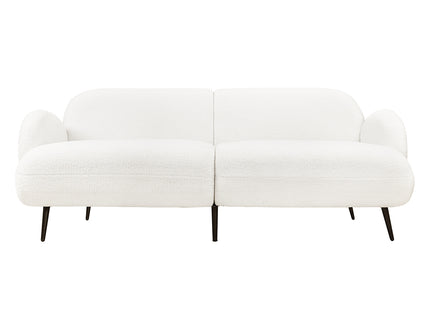 Levede Cloud Sofa 3 Seater Sherpa Fleece White-1910112206943555585